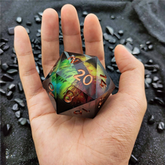 Unbeaten D20 Resin Dice