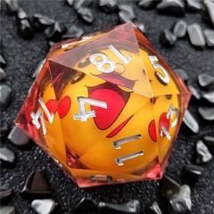 Unbeaten D20 Resin Dice