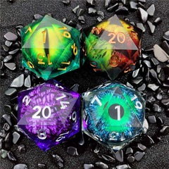 Unbeaten D20 Resin Dice